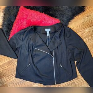 Catherines Curvy Collection Malandrino Runway Style Jacket Women's Size 2X 22/24